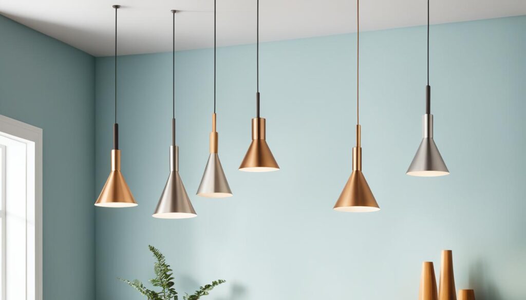 Mid-century modern statement pendant lights